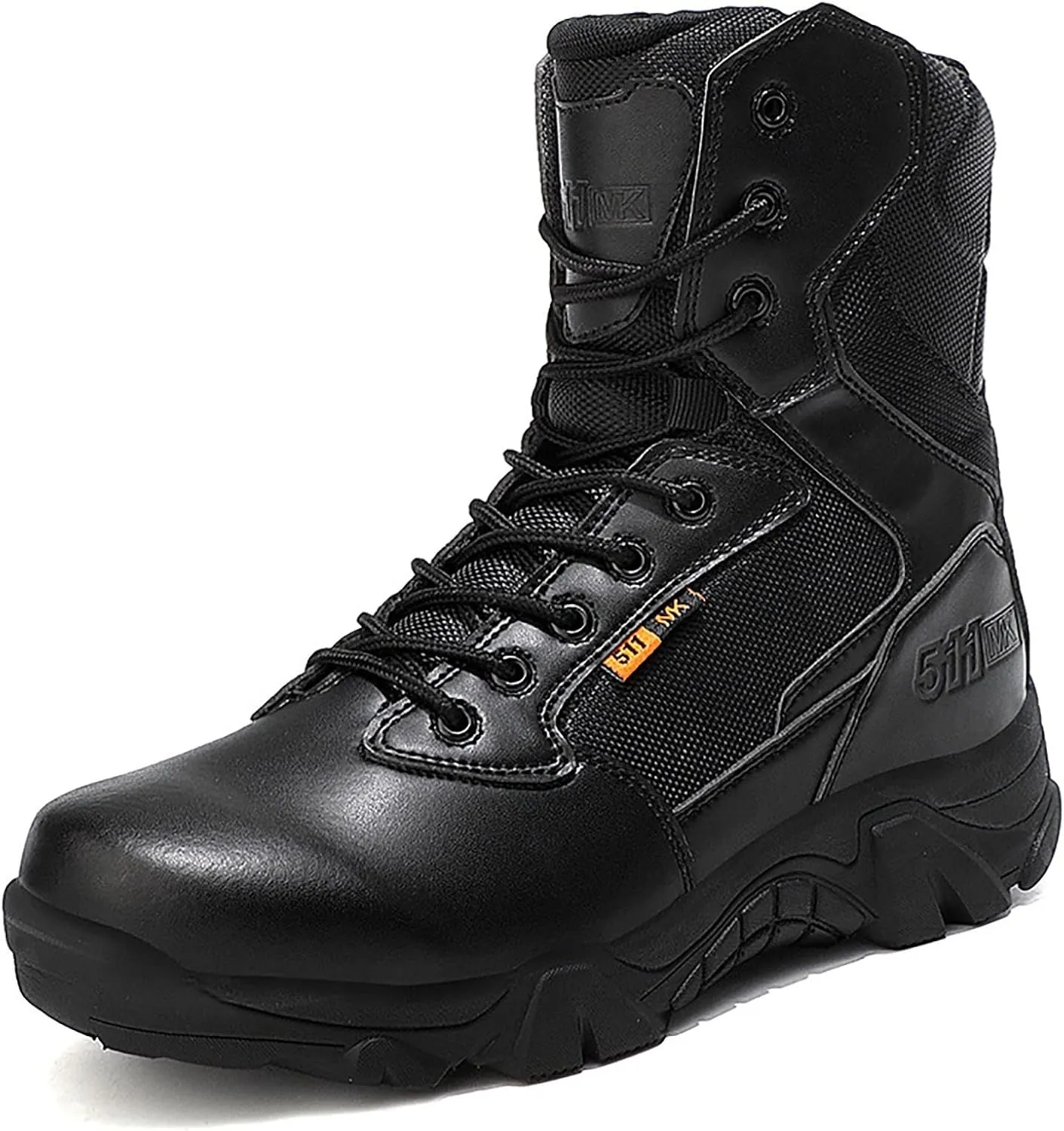 Men's military and Tactical Boots for men, Durable Rubber Sole Military Work and Desert Boots,Outdoor Lace-Up Sports Lightweight Breathable Hiking Shoes