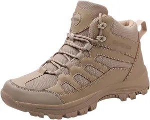 Men's Mountaineering Shoes Military Training Desert Tactical Military Boots Breathable Camping Hunting Sneakers