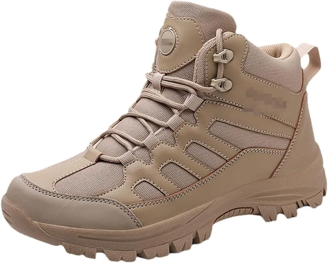 Men's Mountaineering Shoes Military Training Desert Tactical Military Boots Breathable Camping Hunting Sneakers