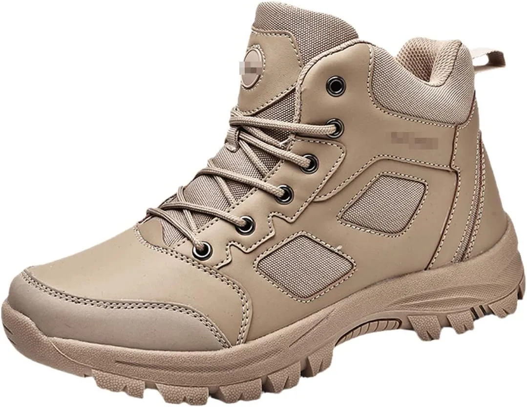 Men's Mountaineering Shoes Military Training Desert Tactical Military Boots Breathable Camping Hunting Sneakers