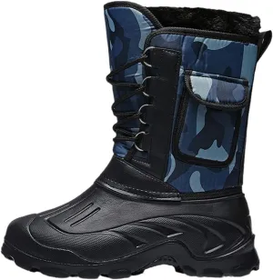 Men's Outdoor Camping Hiking Fishing Tactical Shoes Hunting Mountaineering Non-Slip Waterproof Warm Boots