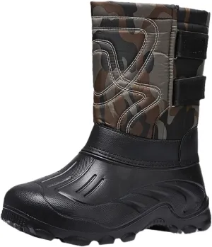 Men's Outdoor Camping Hiking Fishing Tactical Shoes Hunting Mountaineering Non-Slip Waterproof Warm Boots