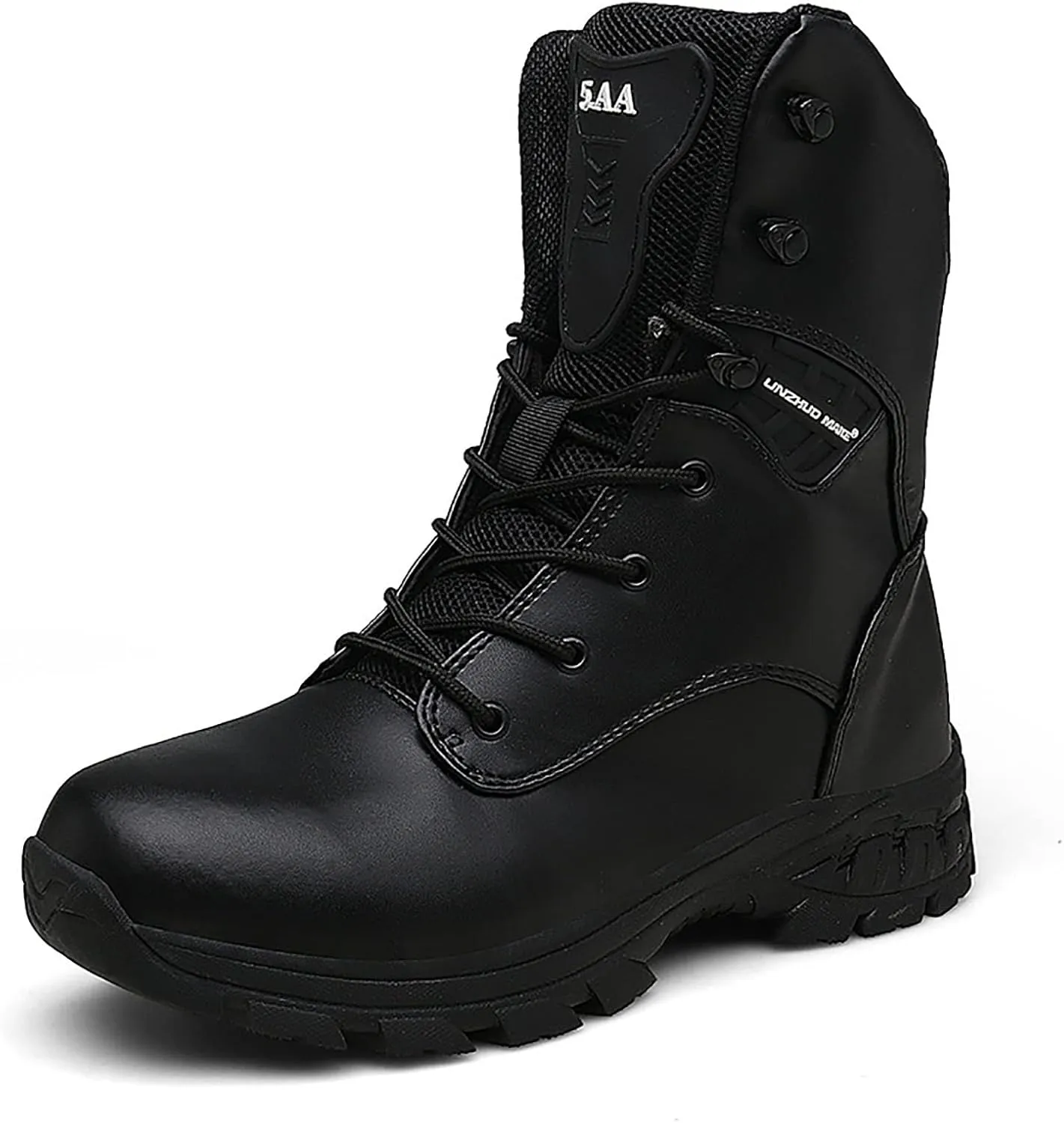 Men's Outdoor Desert Tactical Boots, Comfort Rubber Cushioning Outsole Military Shoes, Waterproof Durable Camouflage Oxford Cloth Hiking Shoes