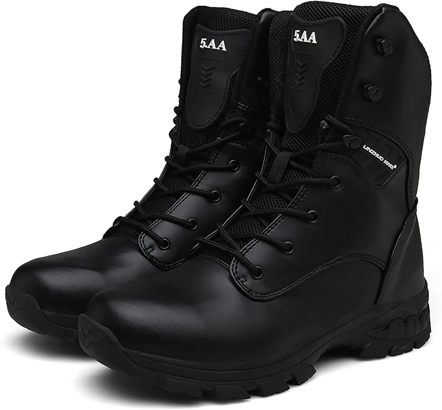 Men's Outdoor Desert Tactical Boots, Comfort Rubber Cushioning Outsole Military Shoes, Waterproof Durable Camouflage Oxford Cloth Hiking Shoes