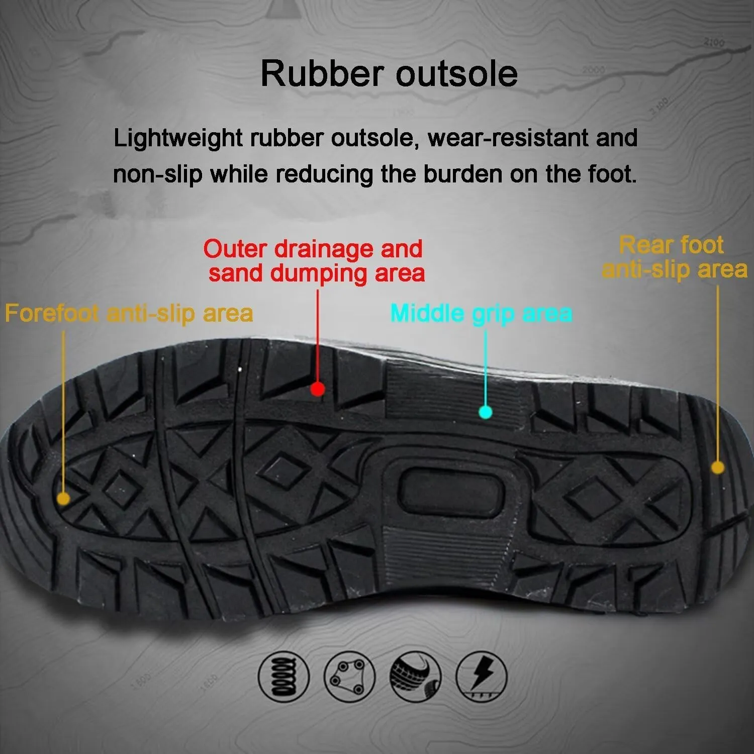 Men's Tactical Shoes High-top Winter Plus Velvet Snow Combat Boots Sneakers for Flight Outdoor Waterproof Desert Hiking Work Boots