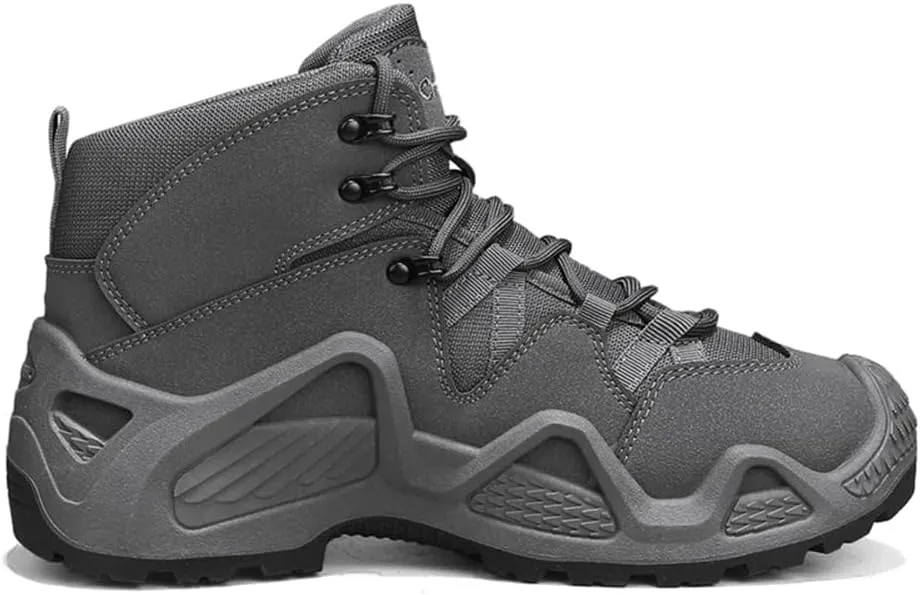 Men's Waterproof Anti-slip Hiking Boots Outdoor Mid Trekking Backpacking Mountaineering Shoes