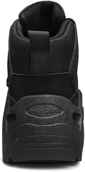 Men's Waterproof Anti-slip Hiking Boots Outdoor Mid Trekking Backpacking Mountaineering Shoes