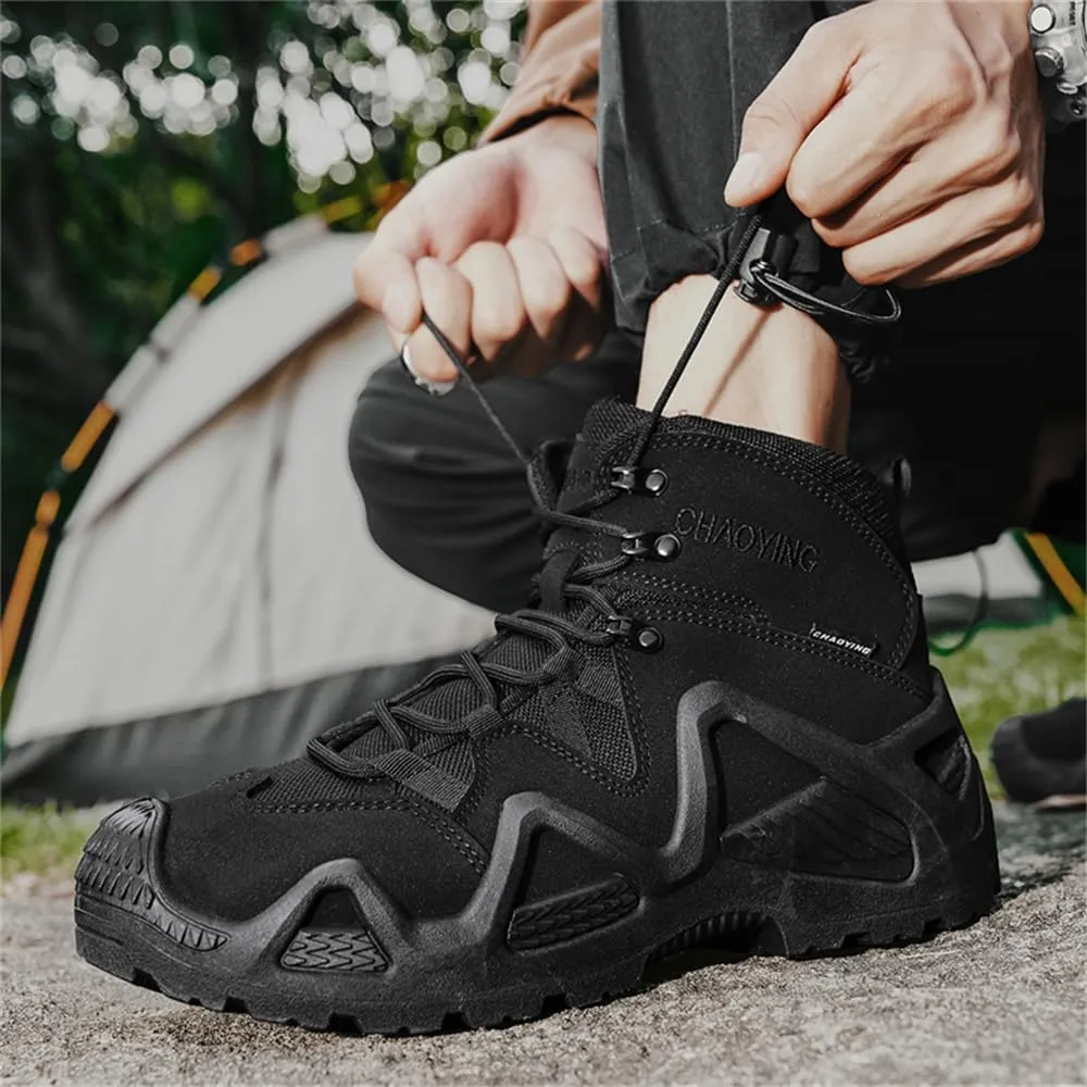 Men's Waterproof Anti-slip Hiking Boots Outdoor Mid Trekking Backpacking Mountaineering Shoes