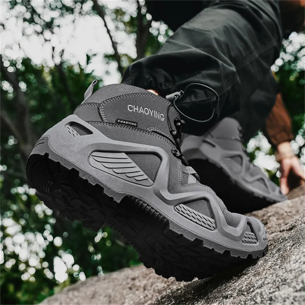 Men's Waterproof Anti-slip Hiking Boots Outdoor Mid Trekking Backpacking Mountaineering Shoes