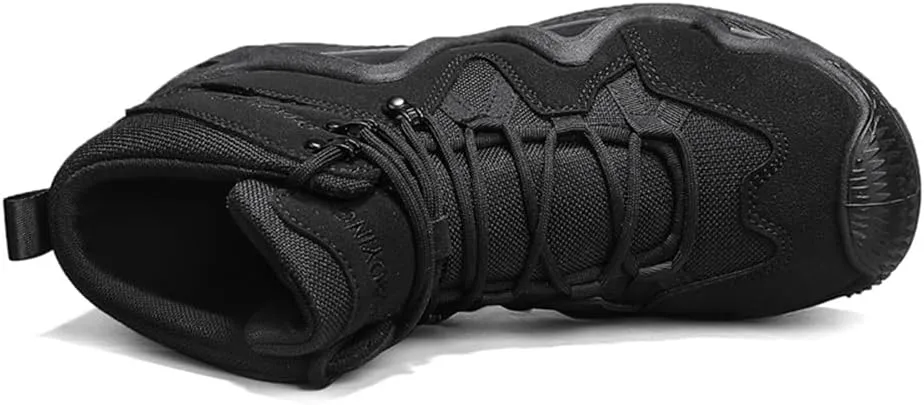 Men's Waterproof Anti-slip Hiking Boots Outdoor Mid Trekking Backpacking Mountaineering Shoes