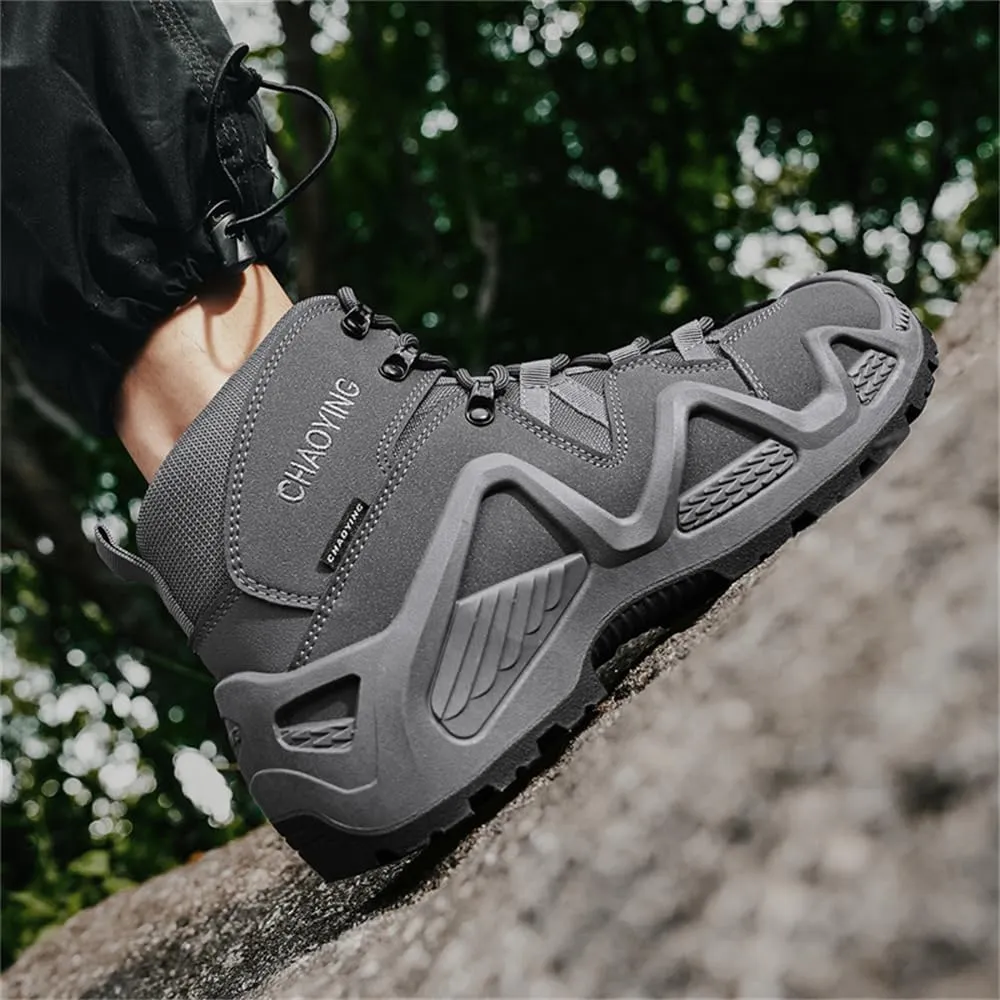 Men's Waterproof Anti-slip Hiking Boots Outdoor Mid Trekking Backpacking Mountaineering Shoes