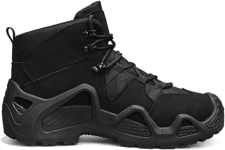 Men's Waterproof Anti-slip Hiking Boots Outdoor Mid Trekking Backpacking Mountaineering Shoes