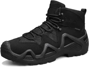 Men's Waterproof Anti-slip Hiking Boots Outdoor Mid Trekking Backpacking Mountaineering Shoes