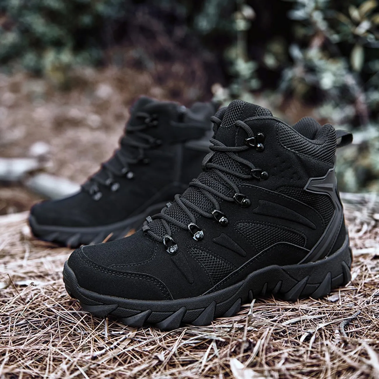 Men's Waterproof Hiking Boots Lightweight Breathable Combat Boots Outdoor Jungle Work Boots
