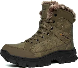 Men's Waterproof Hiking Boots Outdoor Mid Trekking Backpacking Mountaineering Shoes