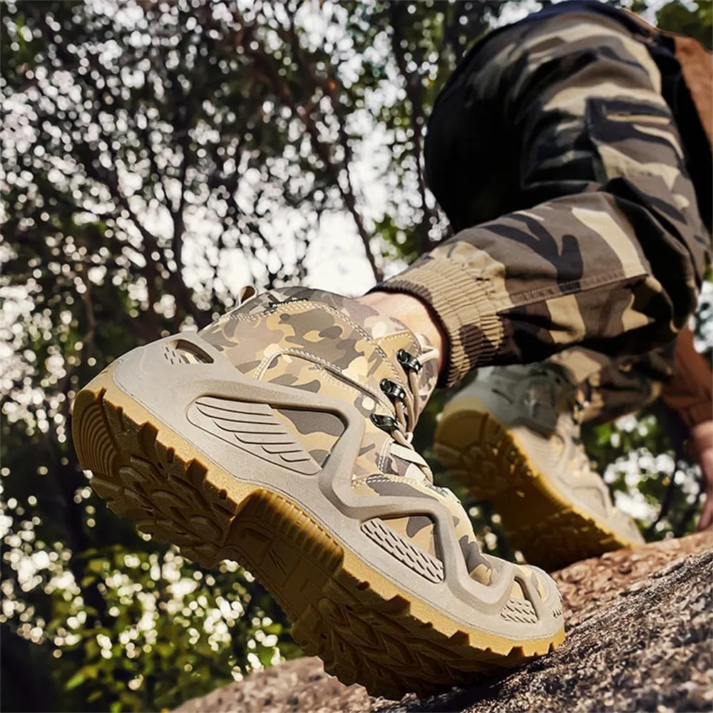 Men's Waterproof Hiking Boots Outdoor Mid Trekking Backpacking Mountaineering Shoes