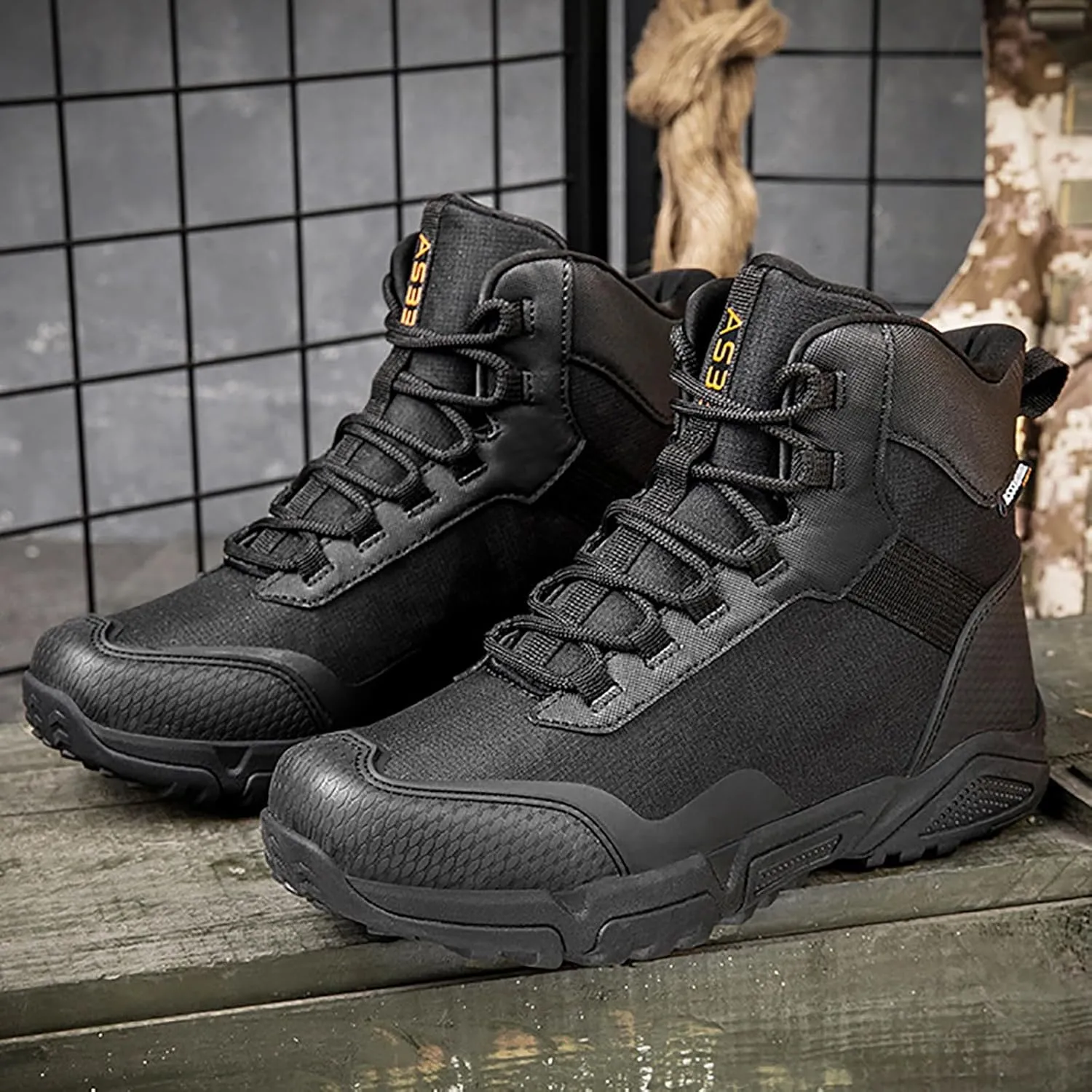 Men's Waterproof Hiking Boots Outdoor Mid Trekking Backpacking Mountaineering Shoes