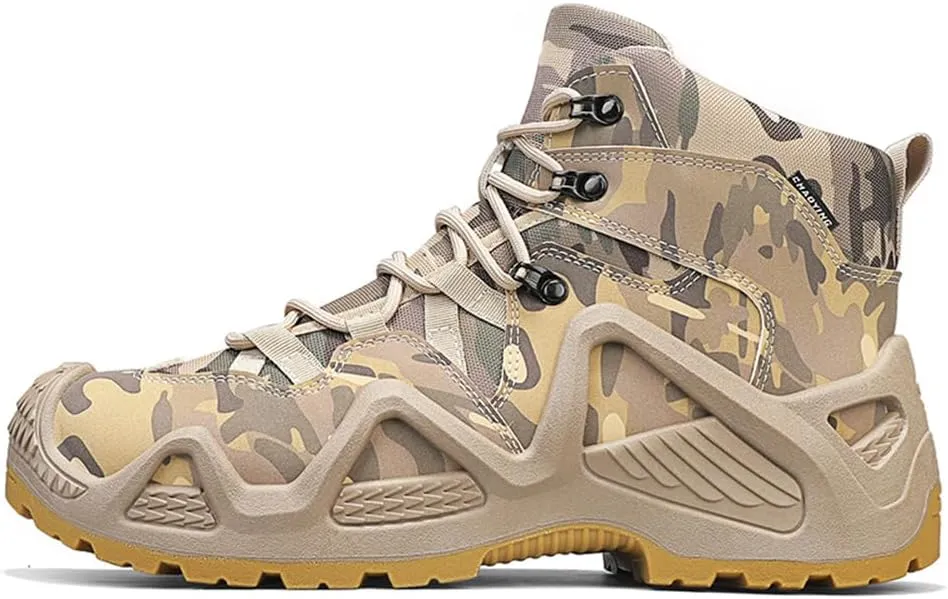 Men's Waterproof Hiking Boots Outdoor Mid Trekking Backpacking Mountaineering Shoes