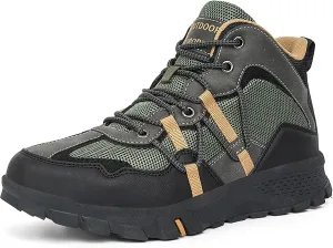 Men's Waterproof Hiking Boots Outdoor Mid Trekking Backpacking Mountaineering Shoes
