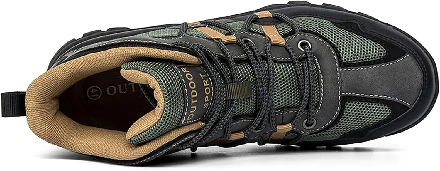 Men's Waterproof Hiking Boots Outdoor Mid Trekking Backpacking Mountaineering Shoes