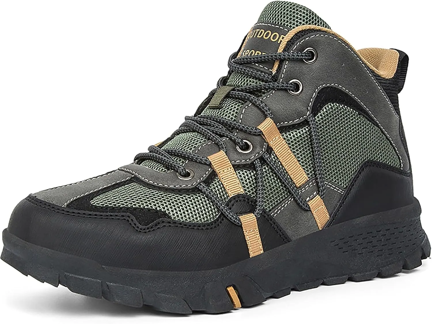 Men's Waterproof Hiking Boots Outdoor Mid Trekking Backpacking Mountaineering Shoes