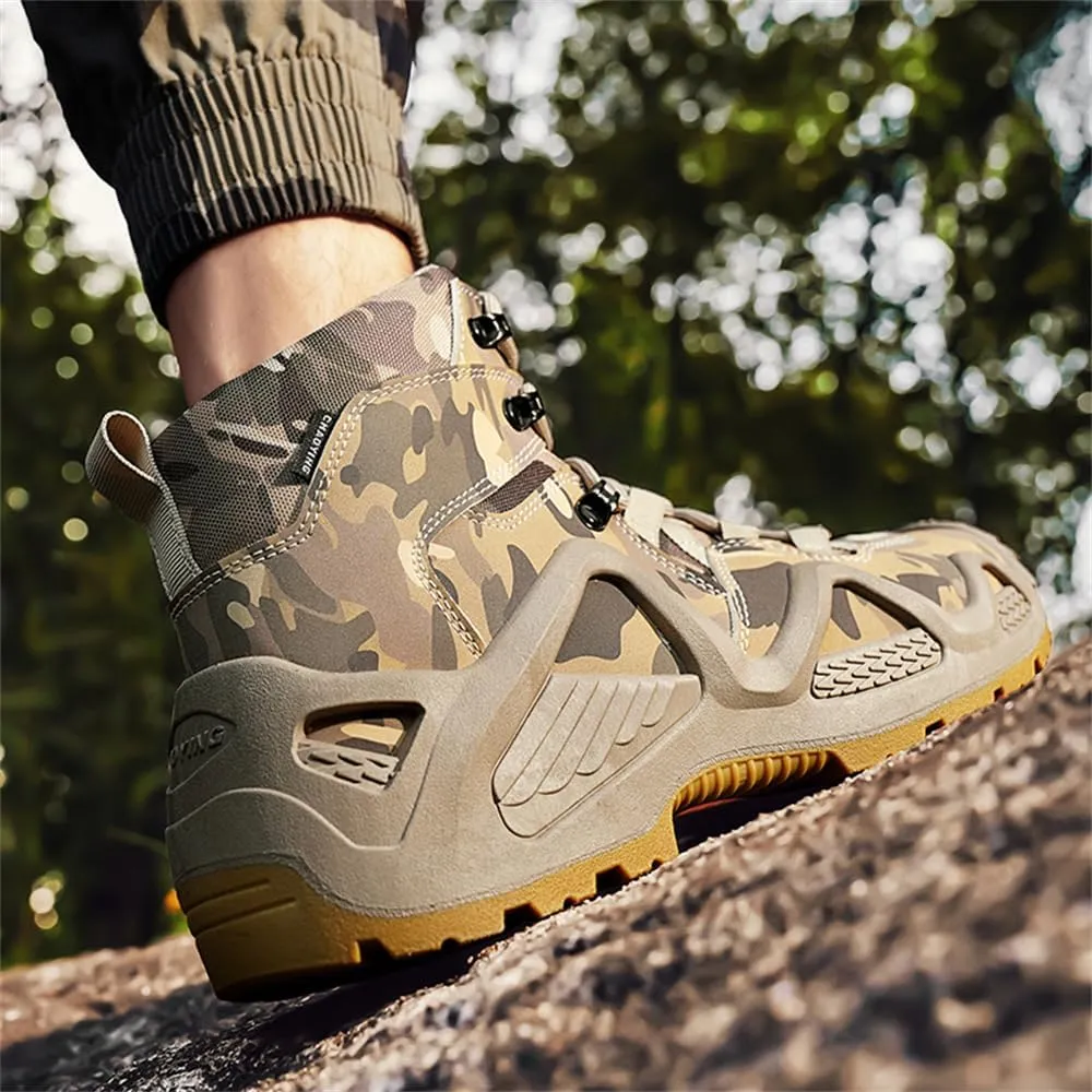 Men's Waterproof Hiking Boots Outdoor Mid Trekking Backpacking Mountaineering Shoes