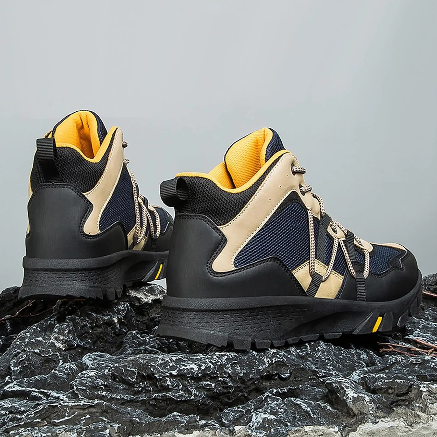 Men's Waterproof Hiking Boots Outdoor Mid Trekking Backpacking Mountaineering Shoes