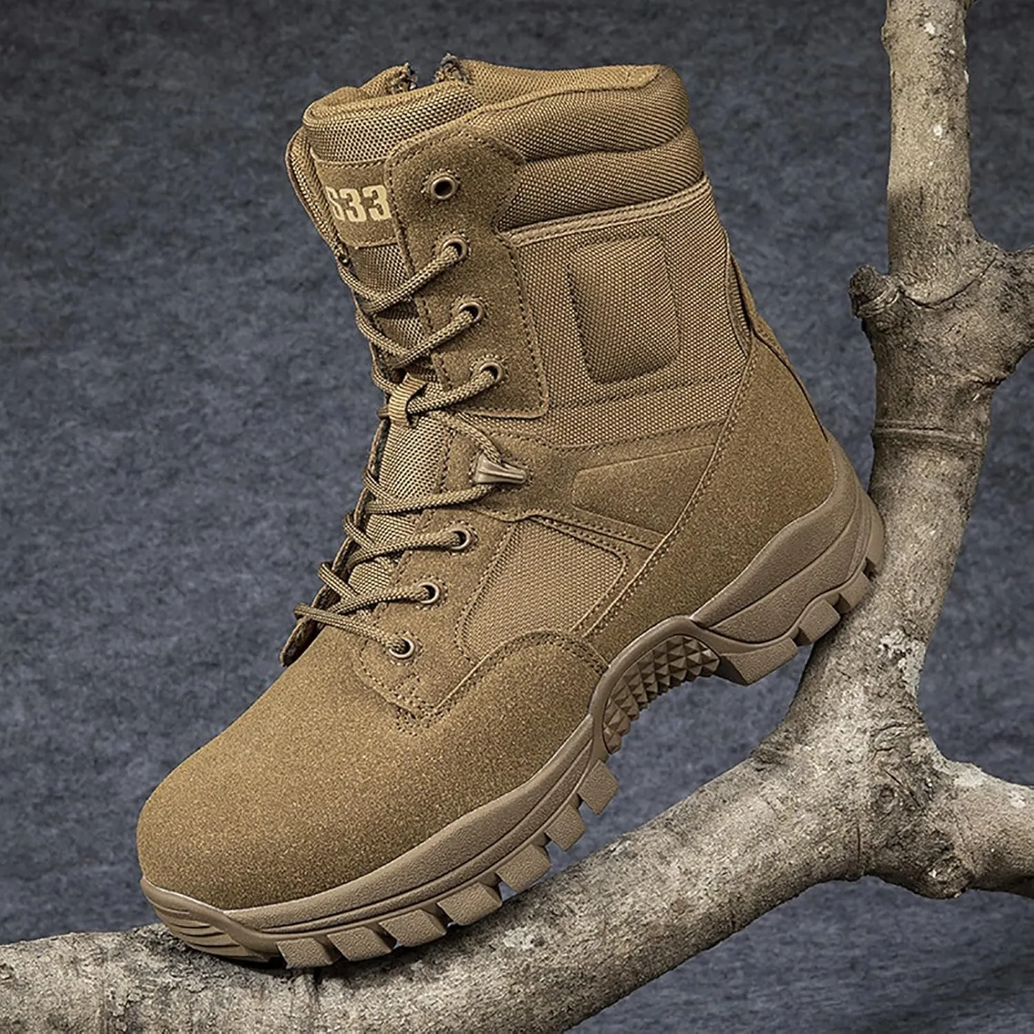 Men's Waterproof Hiking Boots Outdoor Mid Trekking Backpacking Mountaineering Shoes