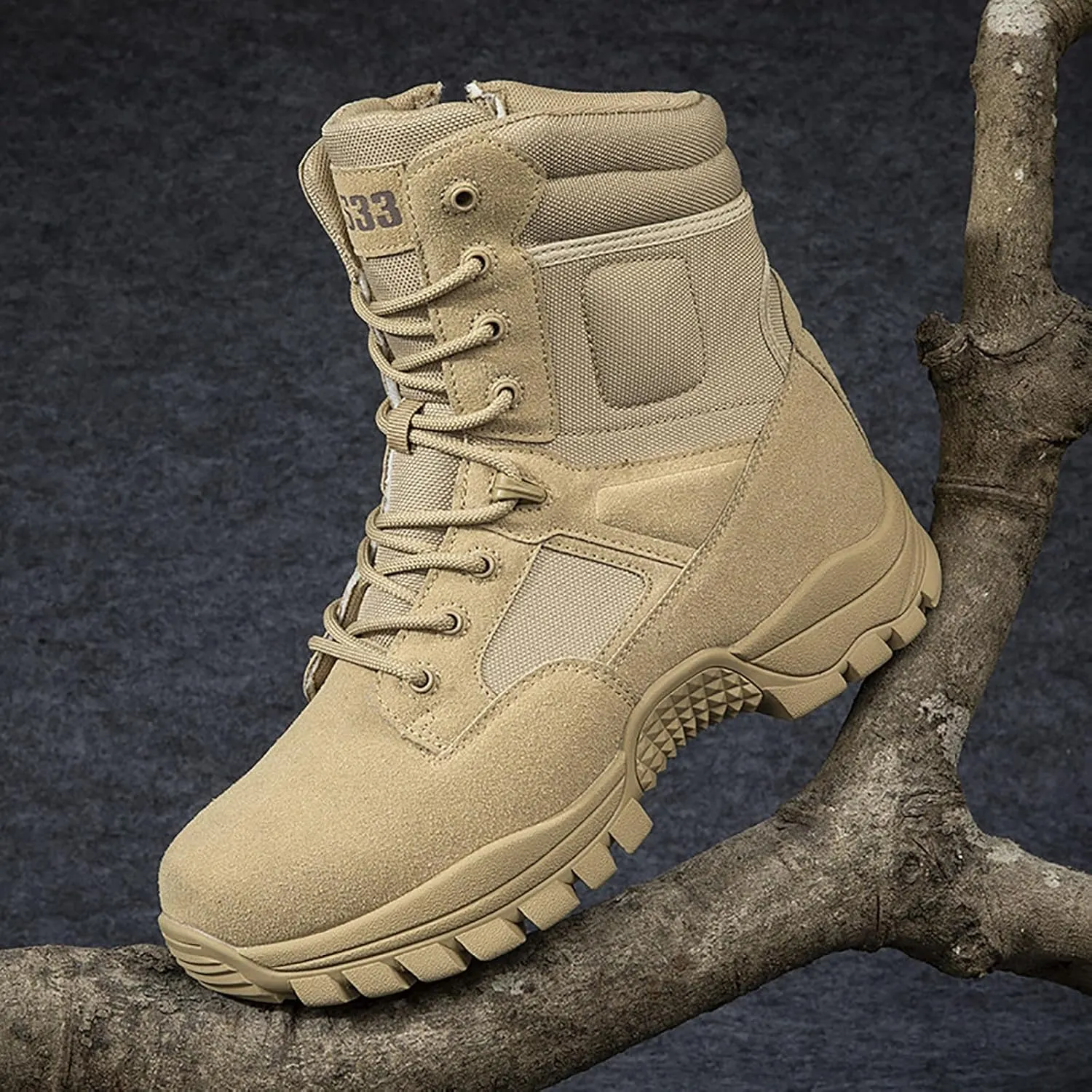 Men's Waterproof Hiking Boots Outdoor Mid Trekking Backpacking Mountaineering Shoes