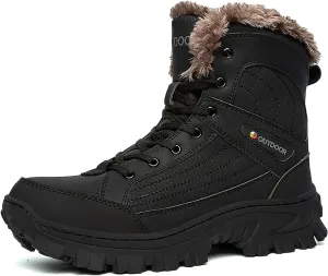 Men's Waterproof Hiking Boots Outdoor Mid Trekking Backpacking Mountaineering Shoes