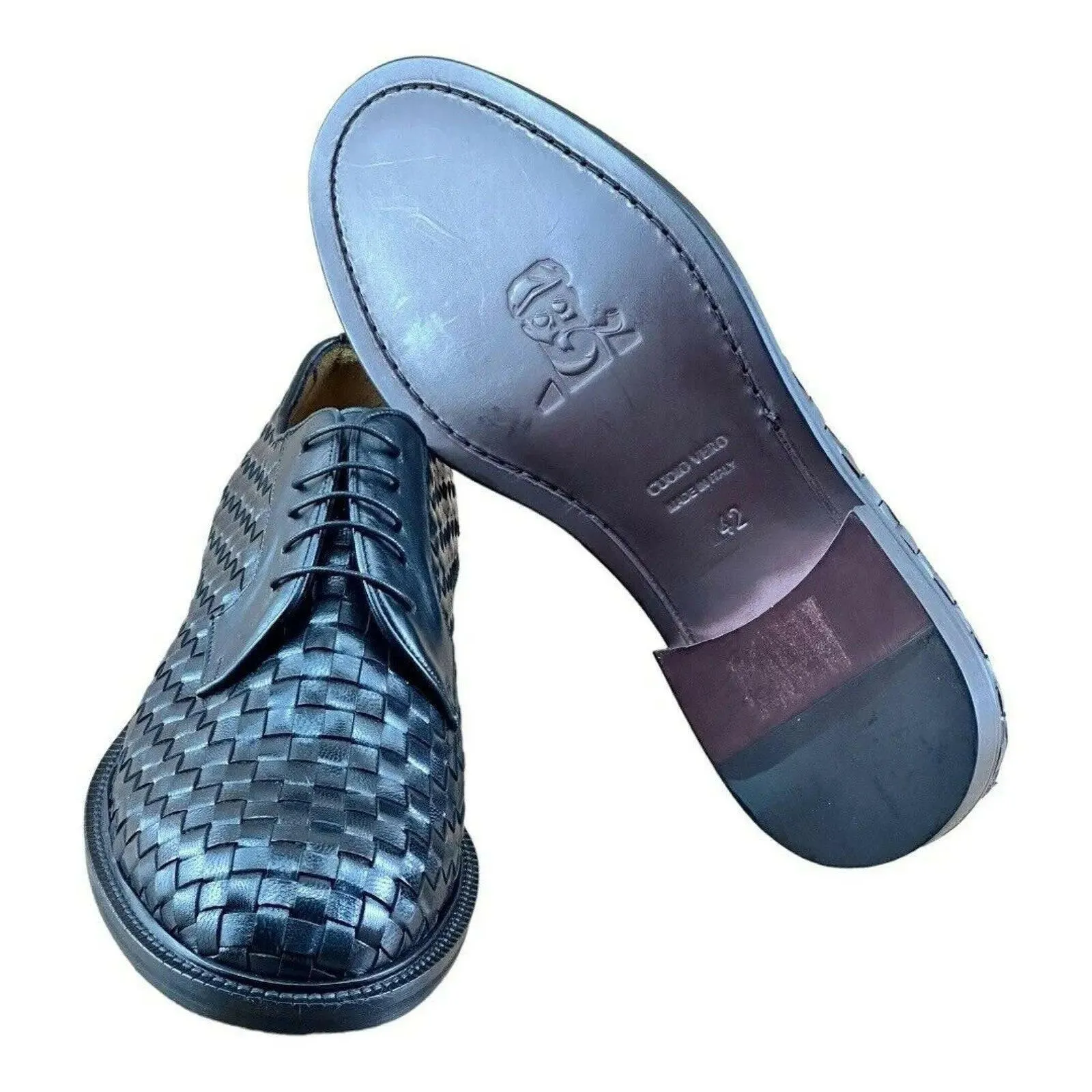 MR. COBBLER Luxury  Square Black  Shoes Oxfords