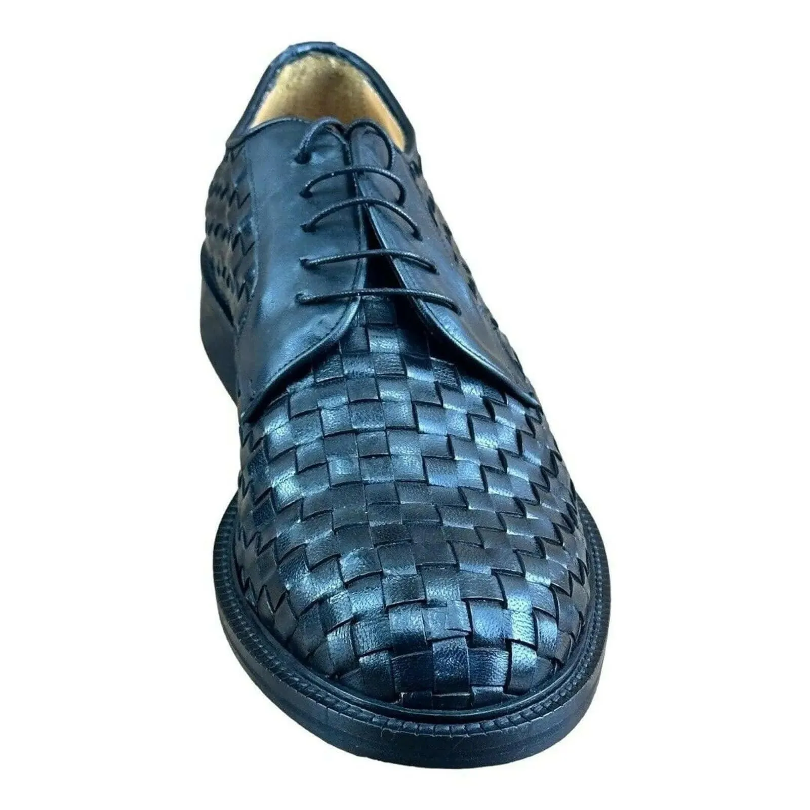 MR. COBBLER Luxury  Square Black  Shoes Oxfords