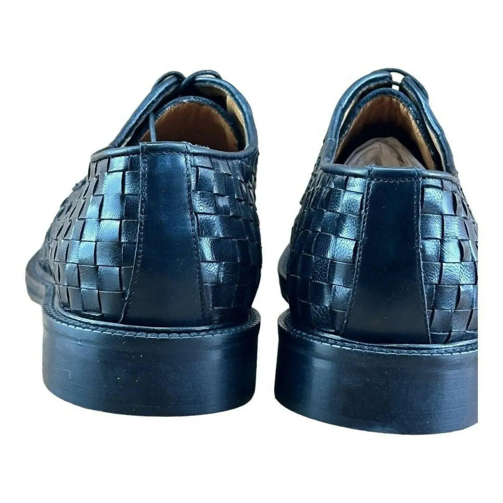 MR. COBBLER Luxury  Square Black  Shoes Oxfords