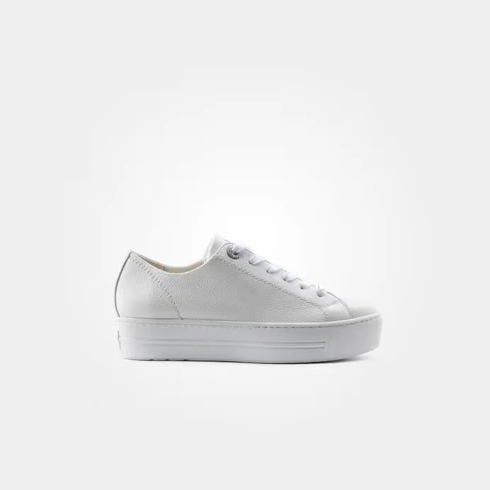 Paul Green White Sneaker with Gemstones 5321-015