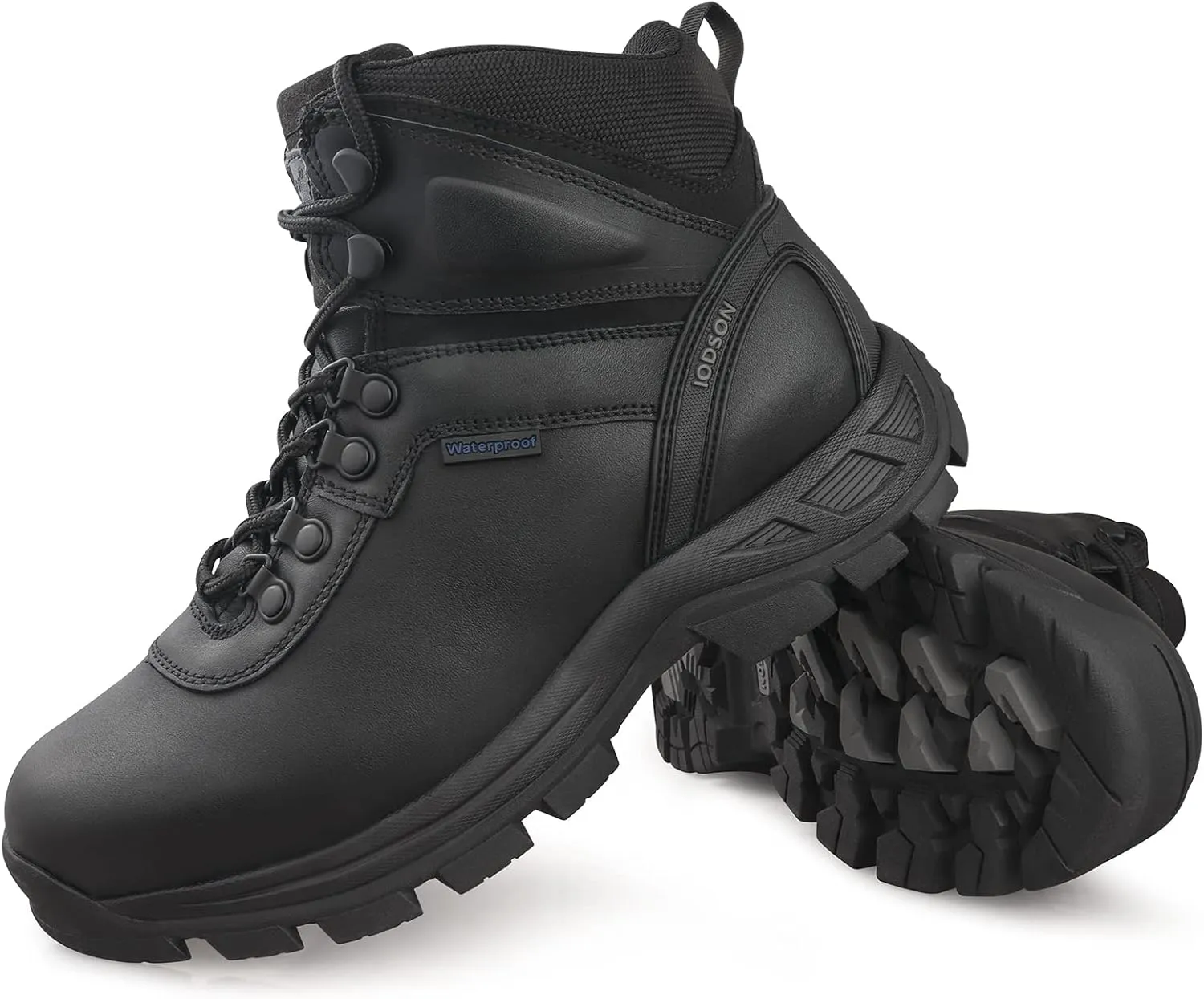 QUNLON Men 's Waterproof Hiking Boots Lightweight trekking Boots Non Slip Mountaineering Backpacking Boots Outdoor Work Boots