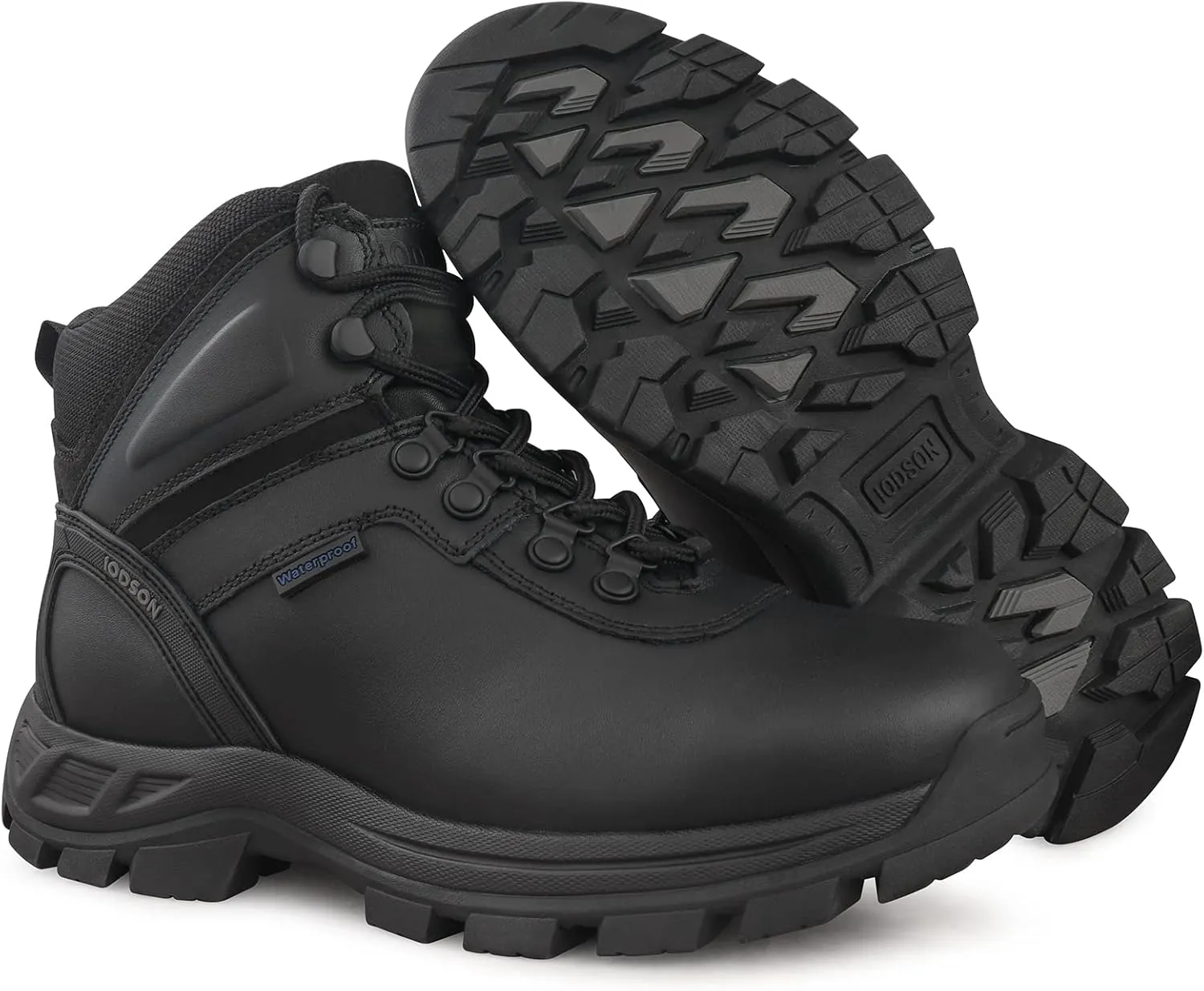 QUNLON Men 's Waterproof Hiking Boots Lightweight trekking Boots Non Slip Mountaineering Backpacking Boots Outdoor Work Boots