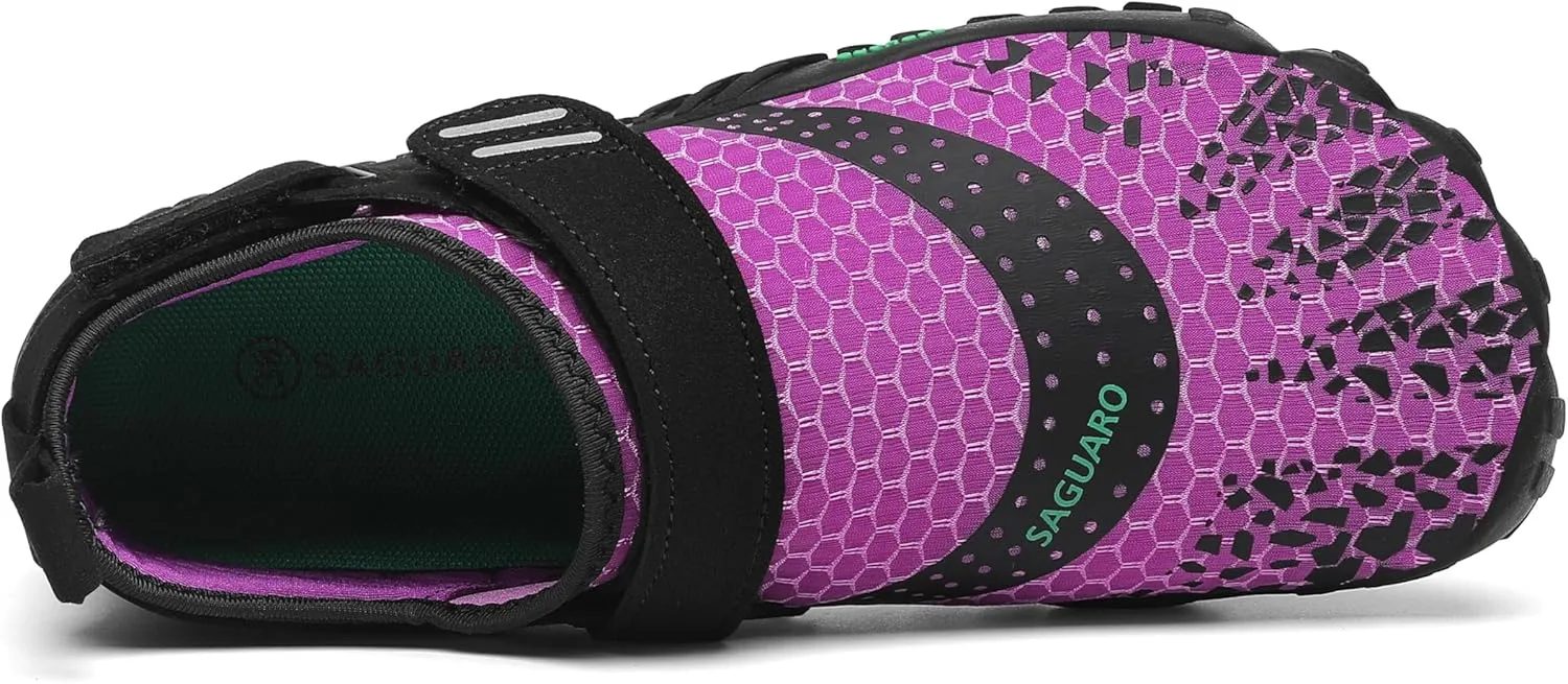 SAGUARO Women's Minimalist Trail Sneakers Barefoot Hiking Shoes Nimble 