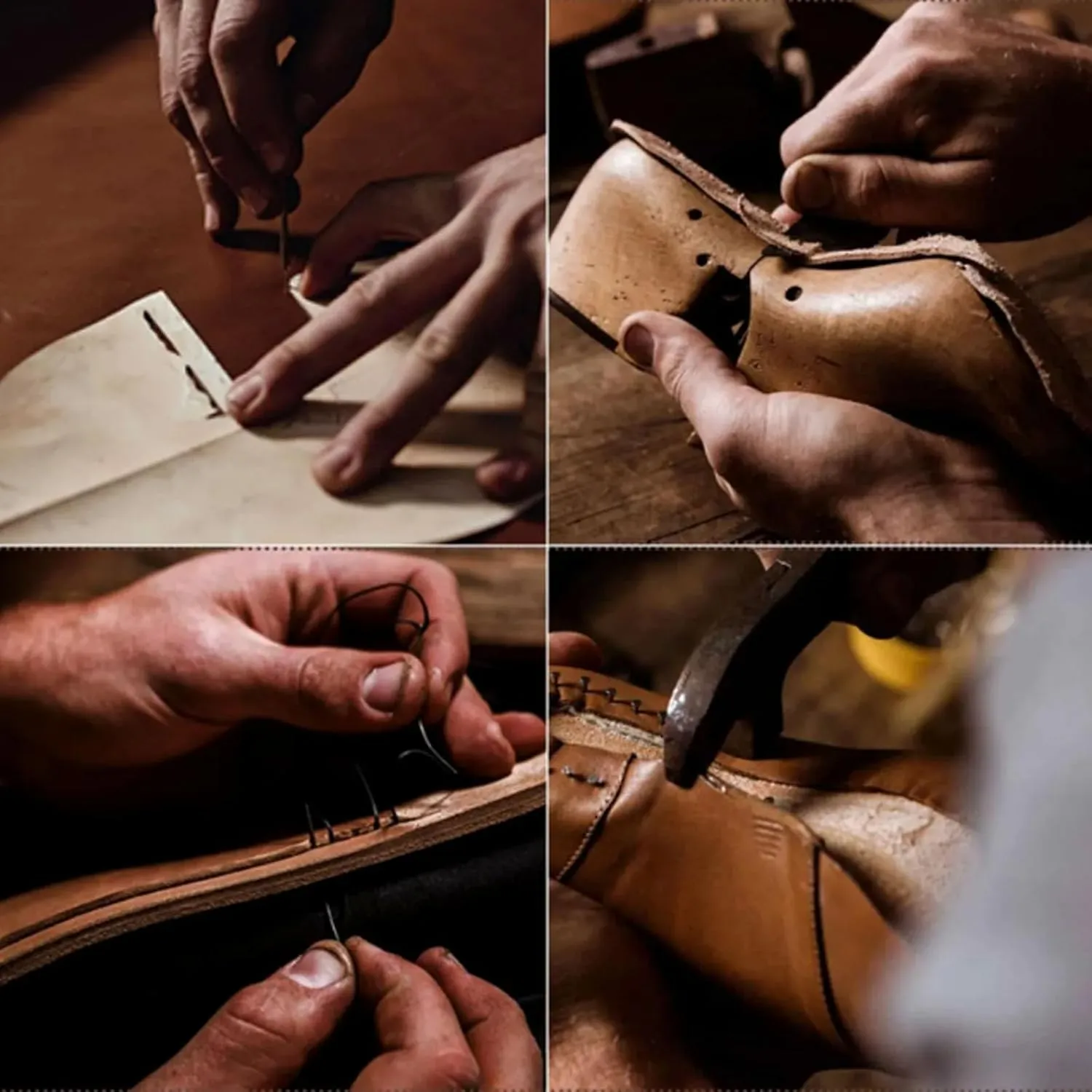 Sawbehind Men's Comfortable Handmade Leather Boots ?C Waterproof, Arch Support, Spacious Toe Box Outdoor Leather Shoes