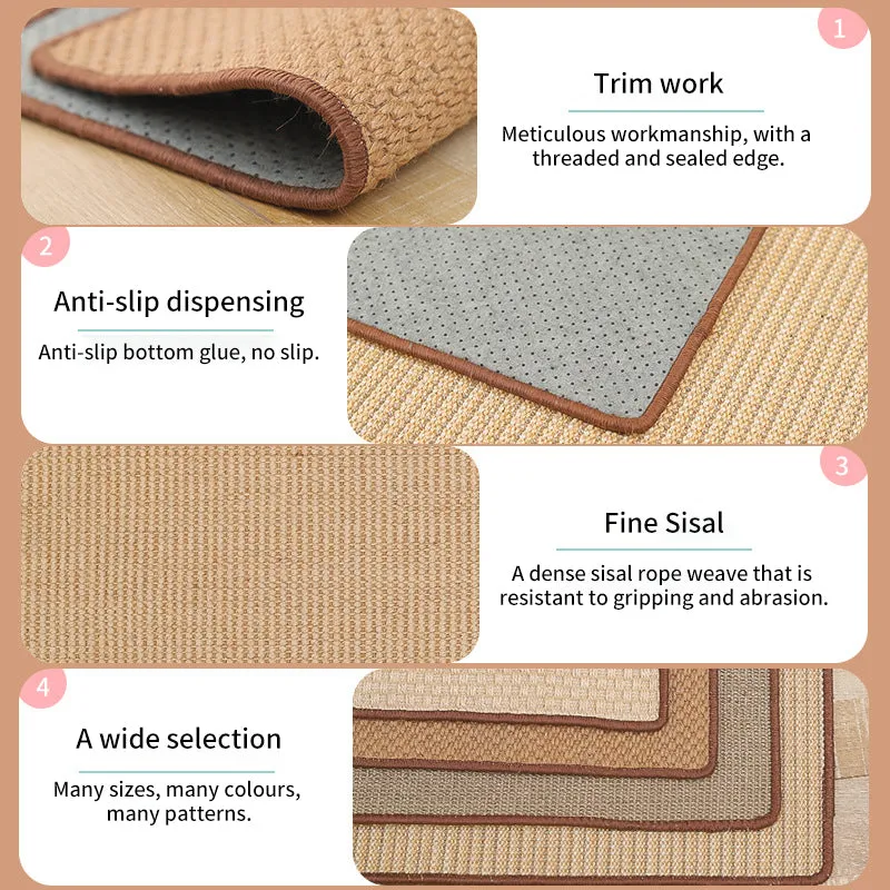 Sisal Pad Pet Cat Scratching Board -To Protect The Sofa Against Cat Scratching