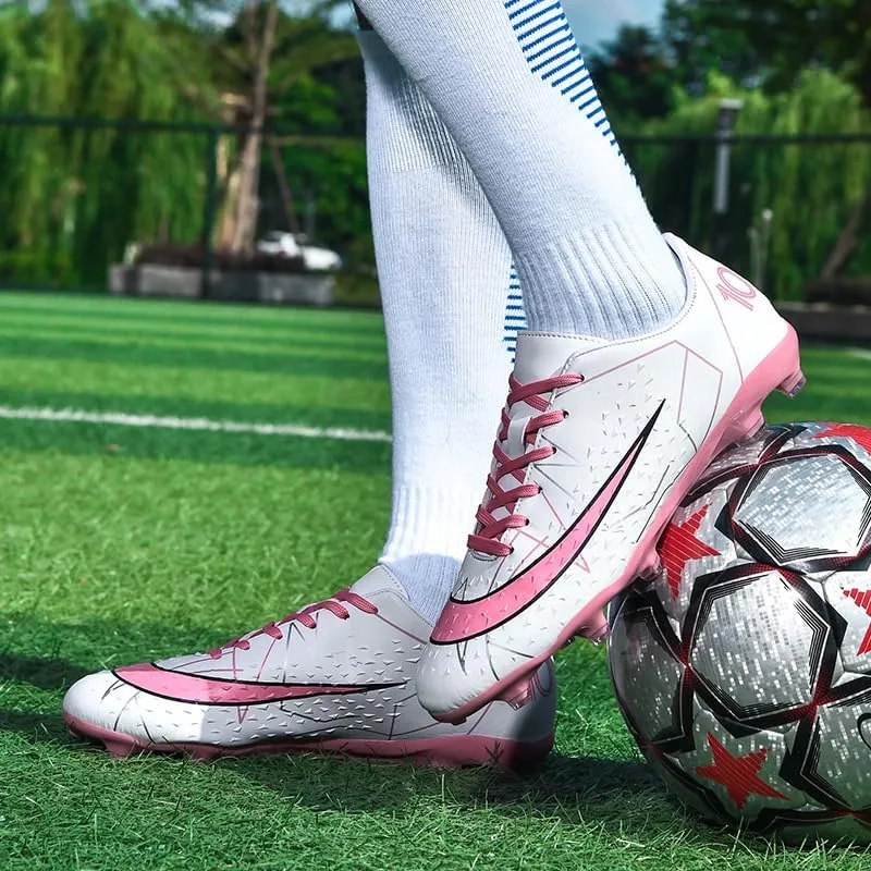 Soccer Cleats for Mens Unisex Baseball Turf Shoes Youth Rugby Shoes Firm Ground Football Training Sneaker