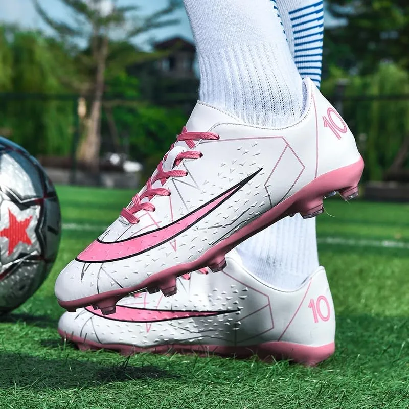 Soccer Cleats for Mens Unisex Baseball Turf Shoes Youth Rugby Shoes Firm Ground Football Training Sneaker