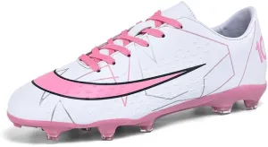 Soccer Cleats for Mens Unisex Baseball Turf Shoes Youth Rugby Shoes Firm Ground Football Training Sneaker