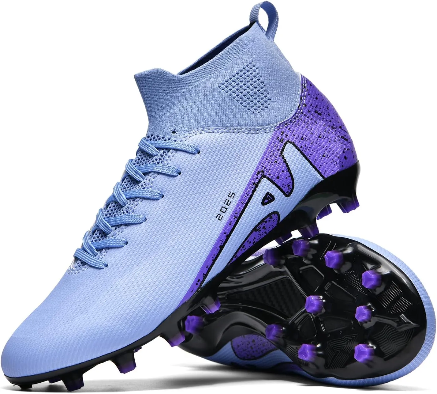 Soccer Cleats for Mens Womens Indoor Soccer Shoes Unisex Baseball Turf Shoes Youth Rugby Shoes Adult AG FG TF Football Boots Wide Training Sneaker