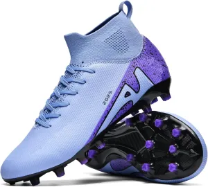 Soccer Cleats for Mens Womens Indoor Soccer Shoes Unisex Baseball Turf Shoes Youth Rugby Shoes Adult AG FG TF Football Boots Wide Training Sneaker