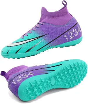 Soccer Cleats for Womens Mens Indoor Soccer Shoes Unisex Baseball Turf Shoes Youth Rugby Shoes Adult AG FG TF Football Boots Wide