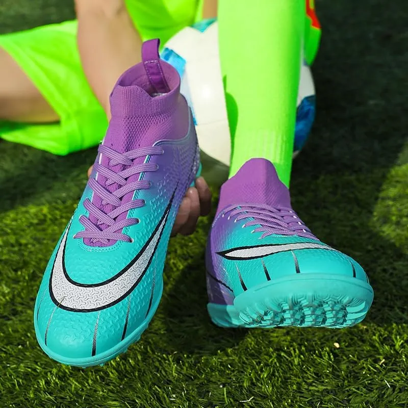 Soccer Cleats for Womens Mens Indoor Soccer Shoes Unisex Baseball Turf Shoes Youth Rugby Shoes Adult AG FG TF Football Boots Wide