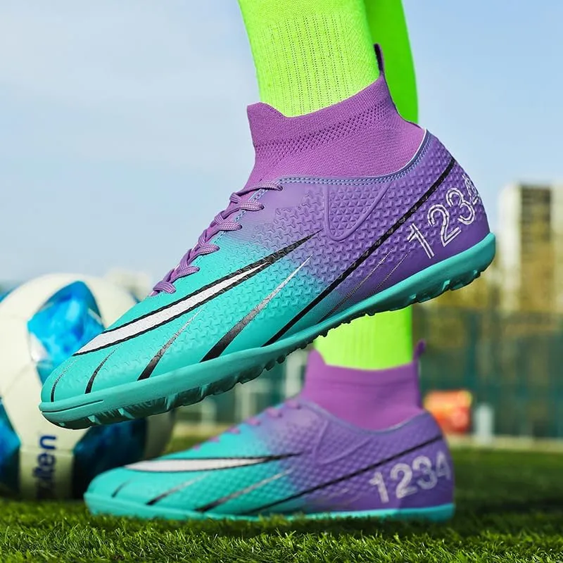 Soccer Cleats for Womens Mens Indoor Soccer Shoes Unisex Baseball Turf Shoes Youth Rugby Shoes Adult AG FG TF Football Boots Wide
