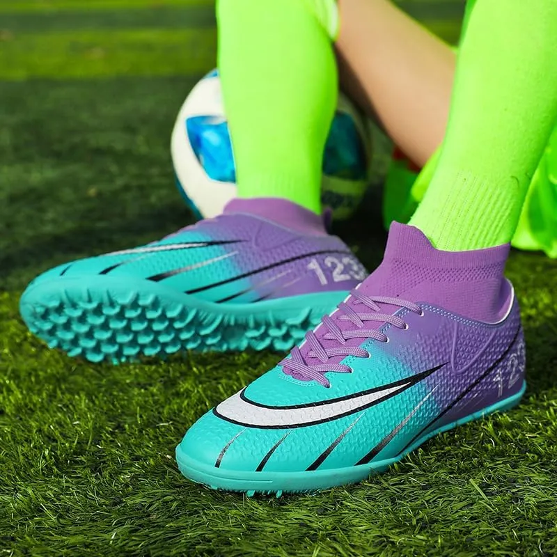 Soccer Cleats for Womens Mens Indoor Soccer Shoes Unisex Baseball Turf Shoes Youth Rugby Shoes Adult AG FG TF Football Boots Wide