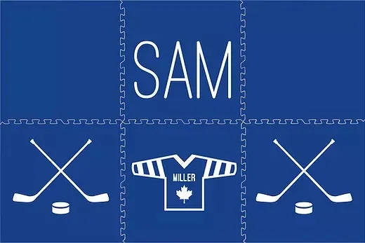 Sprout Playmat - Hockey in Blue
