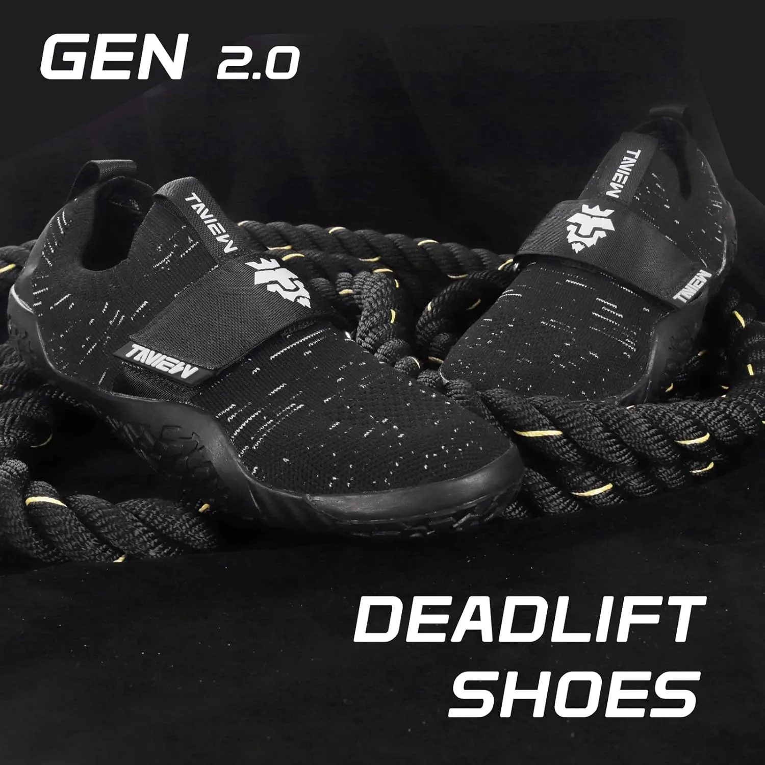 TAVIEW Deadlift Shoes - Non-Slip Weightlifting Shoes for Powerlifting, Deadlifting & Crossfit